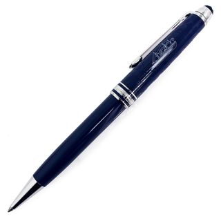 モンブラン(MONTBLANC)のモンブラン マイスターシュテュック アラウンド ザ ワールド イン 80デイズ クラシック ツイスト ボールペン M 中字 ブルー シルバー 青 MB126347 箱付 MONTBLANC（美品）(ペン/マーカー)