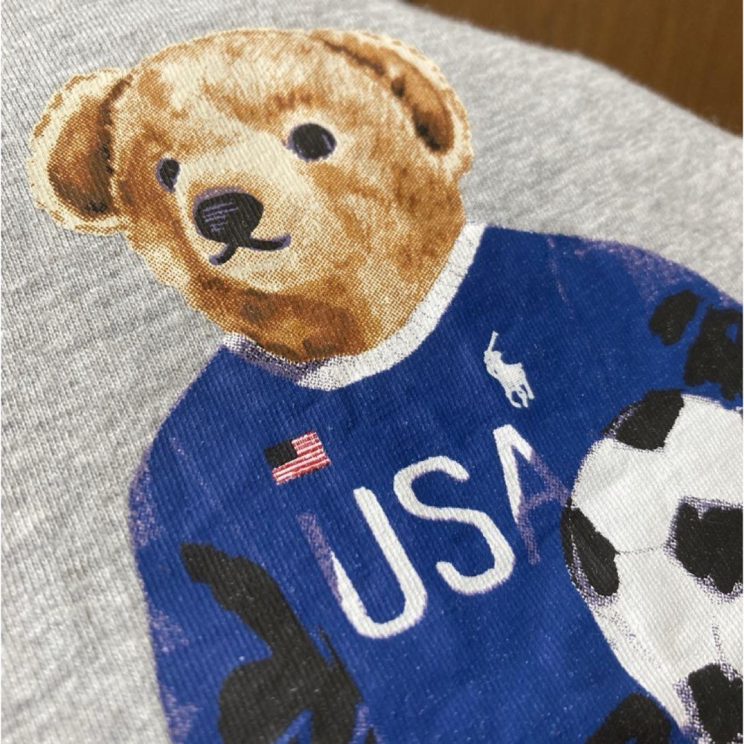 Ralph Lauren(ラルフローレン)のラルフローレン　半袖　シャツ　Tシャツ　ポロベア　サッカー　男の子　春　夏 キッズ/ベビー/マタニティのキッズ服男の子用(90cm~)(Tシャツ/カットソー)の商品写真