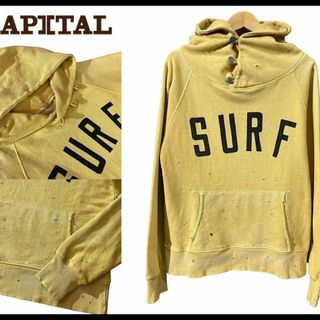 キャピタル(KAPITAL)の希少 XL キャピタル カントリー BORO 加工 SURF フェード パーカー(パーカー)