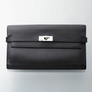 エルメス(Hermes)のK3739M 良品 エルメス ケリー ロング エプソン SV金具 二つ折 長財布(財布)