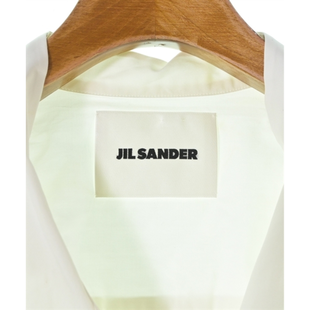 Jil Sander(ジルサンダー)のJIL SANDER ジルサンダー カジュアルシャツ 36(XS位) 白 【古着】【中古】 レディースのトップス(シャツ/ブラウス(長袖/七分))の商品写真