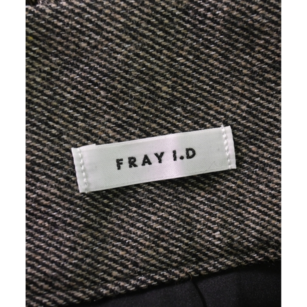 FRAY I.D(フレイアイディー)のFRAY I.D フレイアイディー パンツ（その他） 1(M位) 茶x黒(総柄) 【古着】【中古】 レディースのパンツ(その他)の商品写真