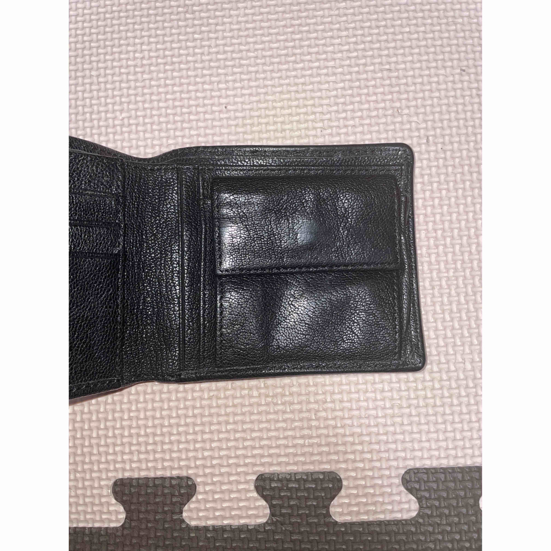 DIESEL(ディーゼル)のDIESEL 二つ折り財布 本革 ブラック メンズのファッション小物(折り財布)の商品写真