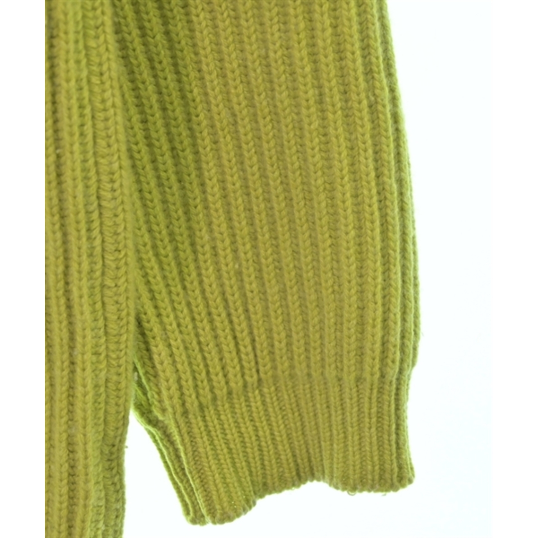 CORGI(コーギ)のCorgi コーギー ニット・セーター -(S位) 黄緑 【古着】【中古】 メンズのトップス(ニット/セーター)の商品写真