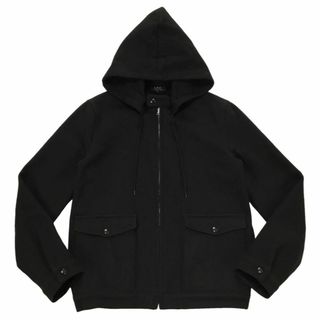 アーペーセー(A.P.C)のA.P.C. アーペーセー メルトン地パーカー付きスタンドカラーブルゾン XS(ブルゾン)