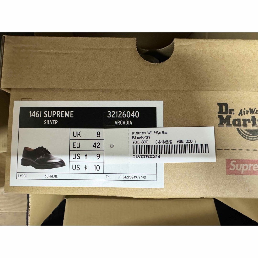 Supreme(シュプリーム)のSupreme Dr.Martens 1461 3 Eye Shoe Black メンズの靴/シューズ(その他)の商品写真