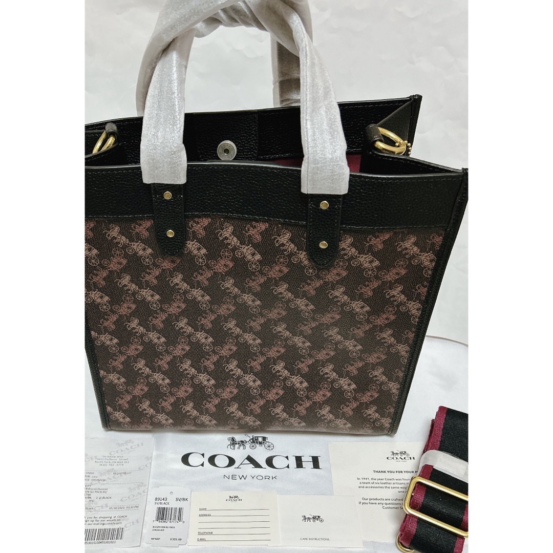 COACH(コーチ)のコーチ 89143 2Way トート ブラウン ブラック メンズのバッグ(トートバッグ)の商品写真