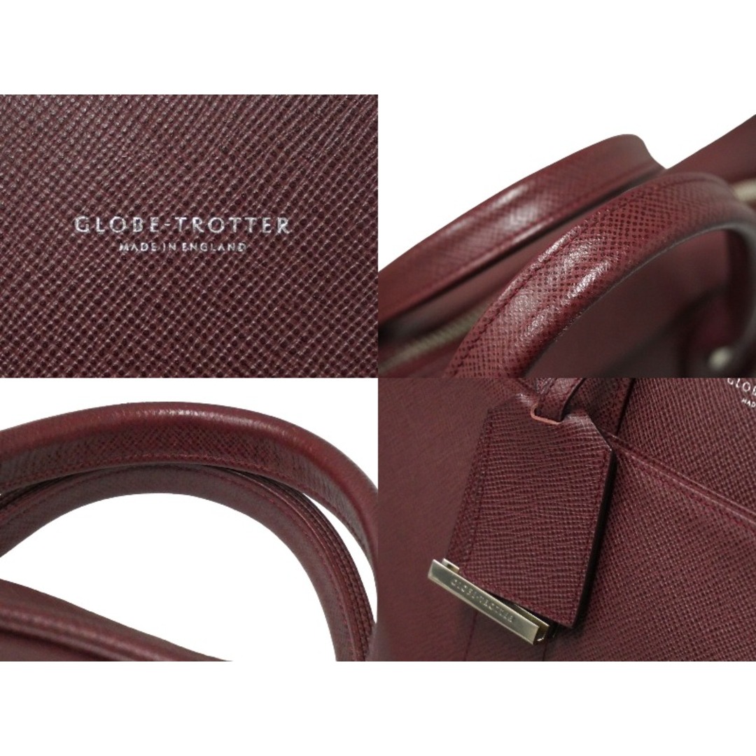 GLOBE-TROTTER(グローブトロッター)の極美品 GLOBE TROTTER グローブトロッター ジェット２WAYビジネスバッグ レザー ボルドー シルバー金具 中古 61454 レディースのバッグ(その他)の商品写真