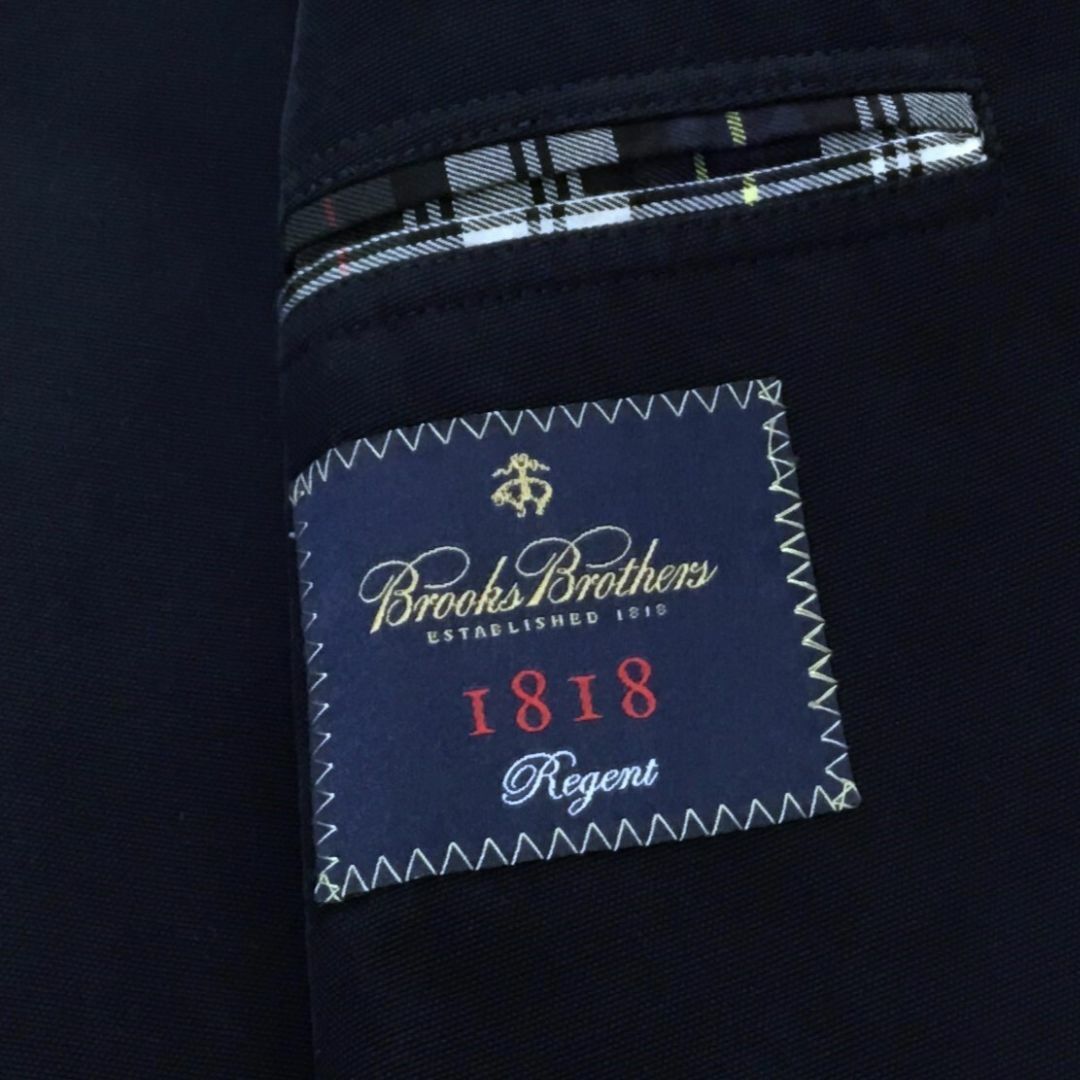 Brooks Brothers(ブルックスブラザース)のブルックスブラザーズ フロント2B留めコットン 紺ブレザー 39S メンズのジャケット/アウター(テーラードジャケット)の商品写真