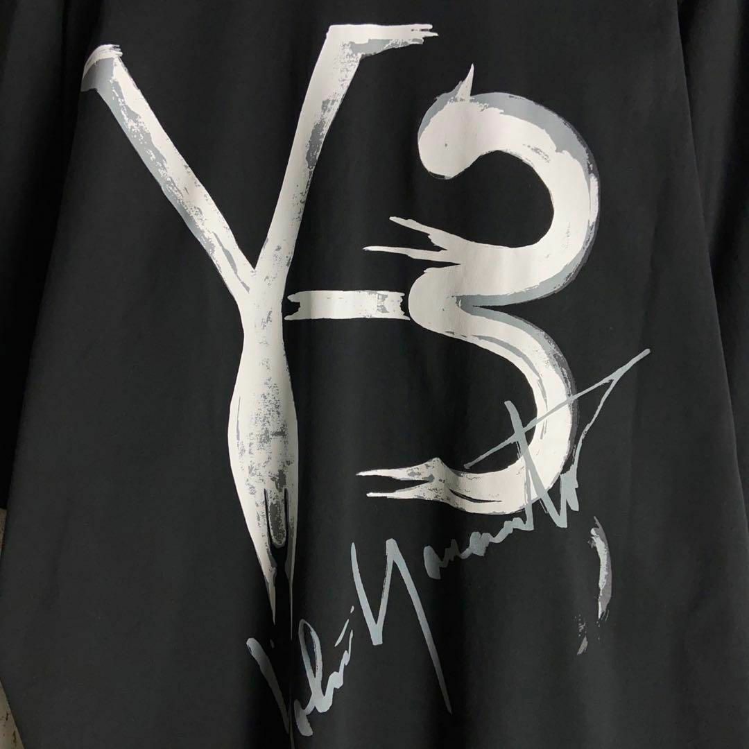 Y-3(ワイスリー)の9027【ビッグサイズ】Y-3☆バックプリント定番カラーtシャツ　美品 メンズのトップス(Tシャツ/カットソー(半袖/袖なし))の商品写真