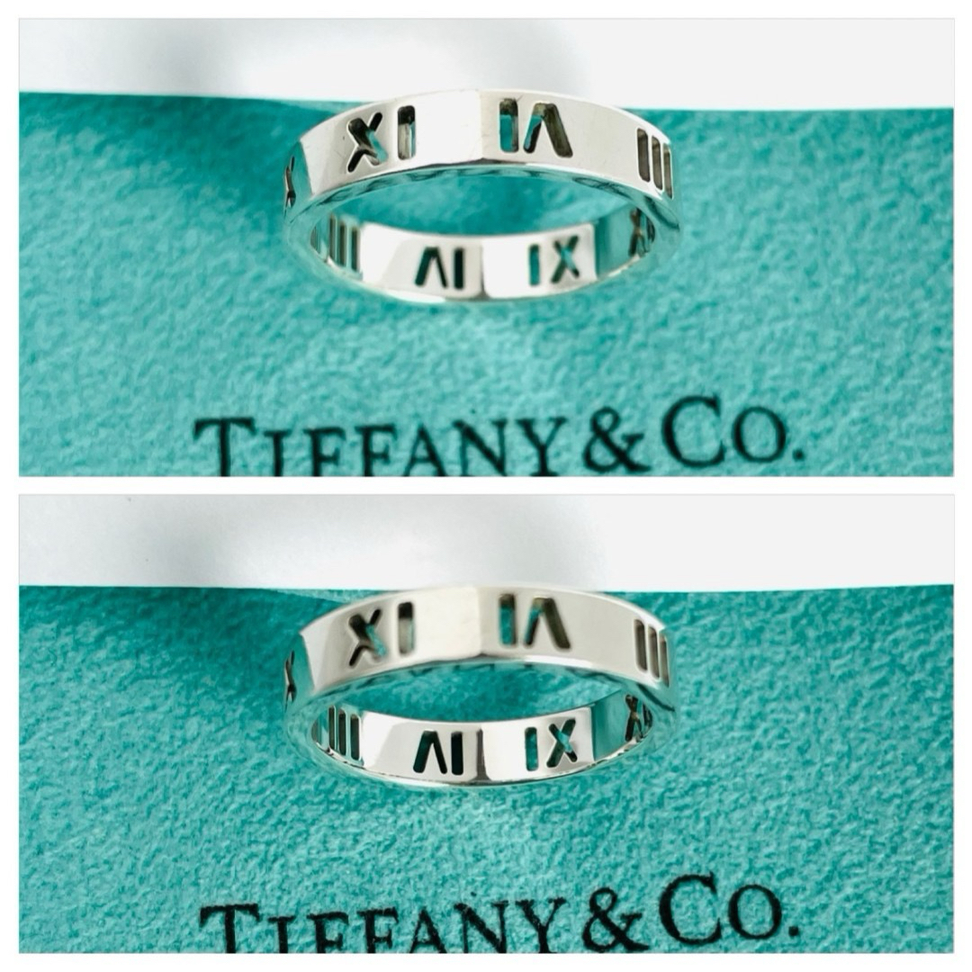 Tiffany & Co.(ティファニー)の極美品☆ティファニー オープンアトラス シルバー ナロー リング 10号 指輪 レディースのアクセサリー(リング(指輪))の商品写真