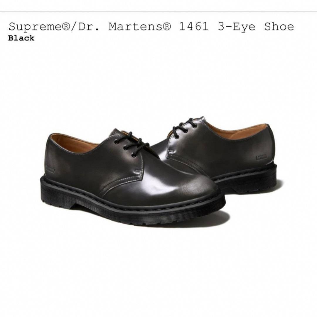 Supreme(シュプリーム)のUS6 Supreme Dr.Martens 1461 3-Eye Shoe メンズの靴/シューズ(その他)の商品写真