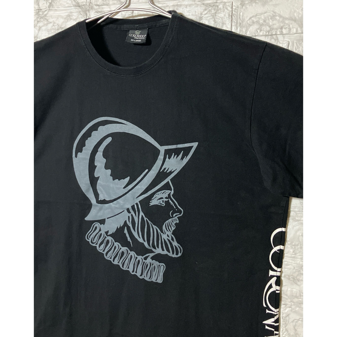 【レア】US古着 3XLsize ビッグサイズVINTAGEブラックTシャツ メンズのトップス(Tシャツ/カットソー(半袖/袖なし))の商品写真