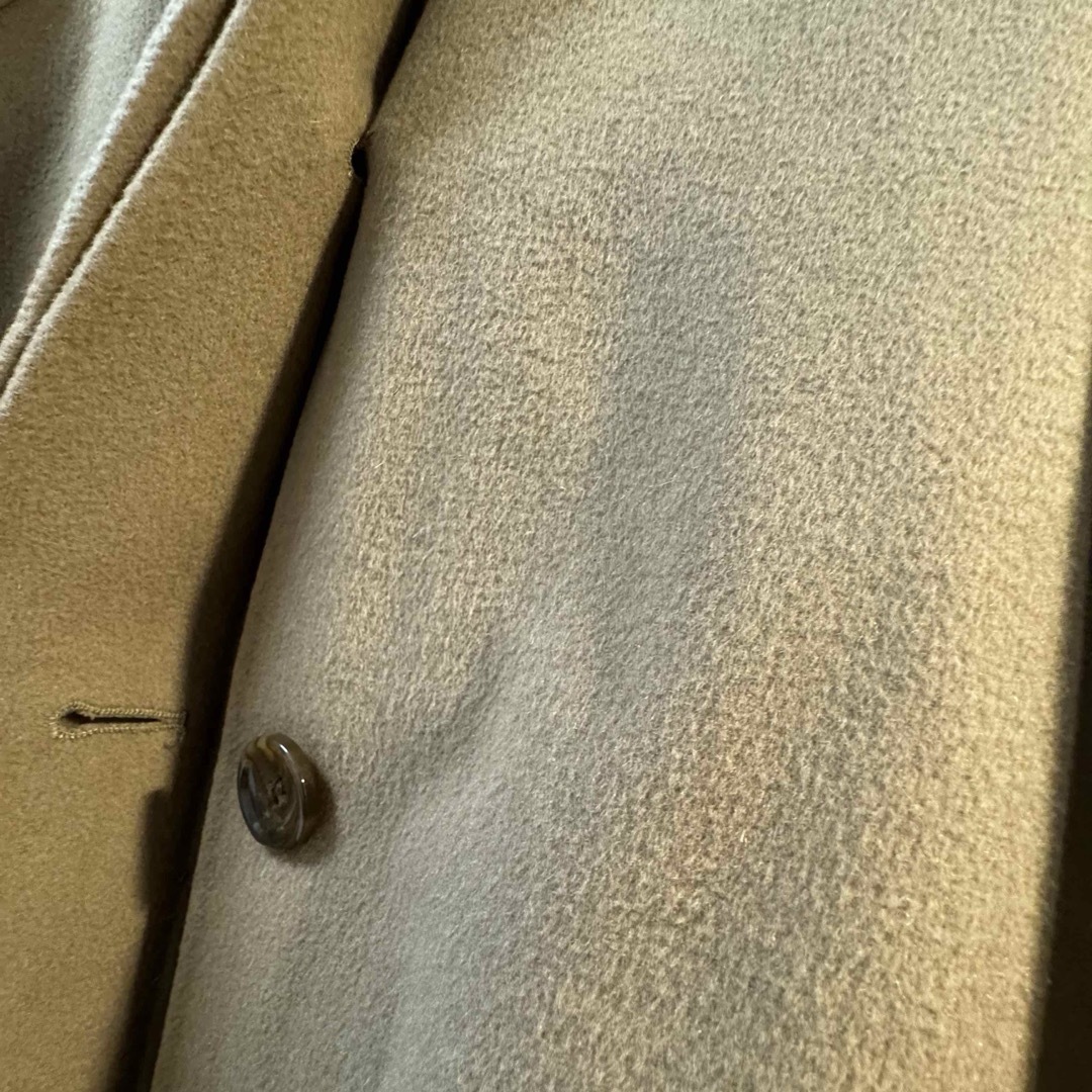 LE CIEL BLEU(ルシェルブルー)のLE CIEL BLEU ロングコート　ベージュ レディースのジャケット/アウター(ロングコート)の商品写真