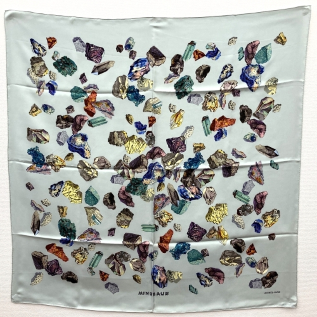 HERMES - HERMES エルメス スカーフ カレ90 Mineraux 鉱物 HERMES - HERMES エルメス スカーフ カレ90 Mineraux 鉱物