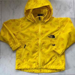 ザノースフェイス(THE NORTH FACE)の110 ノースフェイス　コンパクトジャケット　ロゴイエロー(ジャケット/上着)