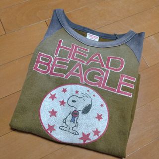 デニムダンガリー(DENIM DUNGAREE)のデニムダンガリー☆スヌーピー  ラグラン　ロンＴ  130センチ(Tシャツ/カットソー)