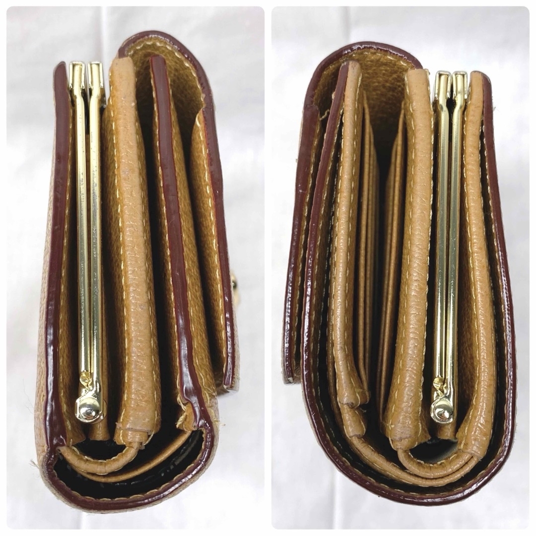 Vivienne Westwood(ヴィヴィアンウエストウッド)のヴィヴィアンウエストウッド 三つ折り財布 &フルラ型押しバッグ レディースのファッション小物(財布)の商品写真