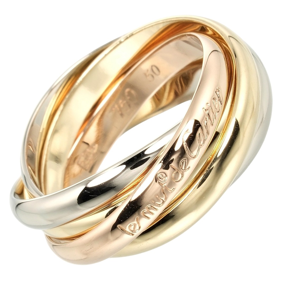 Cartier(カルティエ)の【CARTIER】カルティエ トリニティ 5ロウ K18ゴールド×YG PG WG 10.5号 約8g レディース リング・指輪 レディースのアクセサリー(リング(指輪))の商品写真