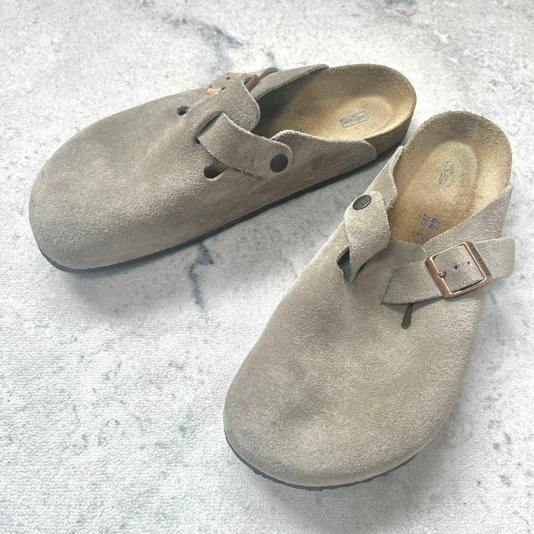 BIRKENSTOCK(ビルケンシュトック)の【ビルケンシュトック】ボストン44→28.5cm状態 トープ レザーサンダル メンズの靴/シューズ(サンダル)の商品写真