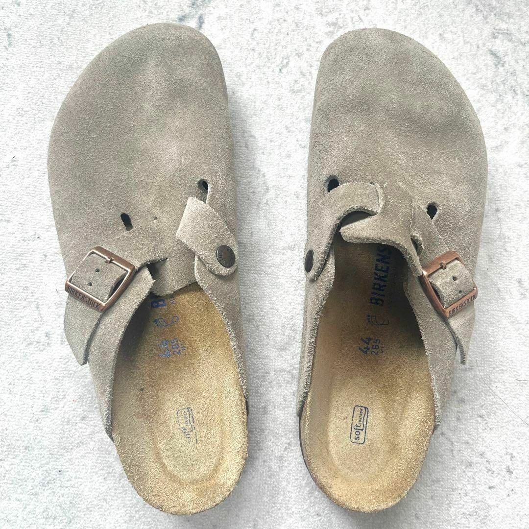 BIRKENSTOCK(ビルケンシュトック)の【ビルケンシュトック】ボストン44→28.5cm状態 トープ レザーサンダル メンズの靴/シューズ(サンダル)の商品写真