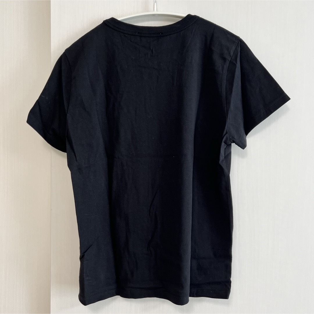 MAISON KITSUNE'(メゾンキツネ)のメゾンキツネ Tシャツ カットソー ロゴ パリジェンヌ ブラック レディースのトップス(Tシャツ(半袖/袖なし))の商品写真