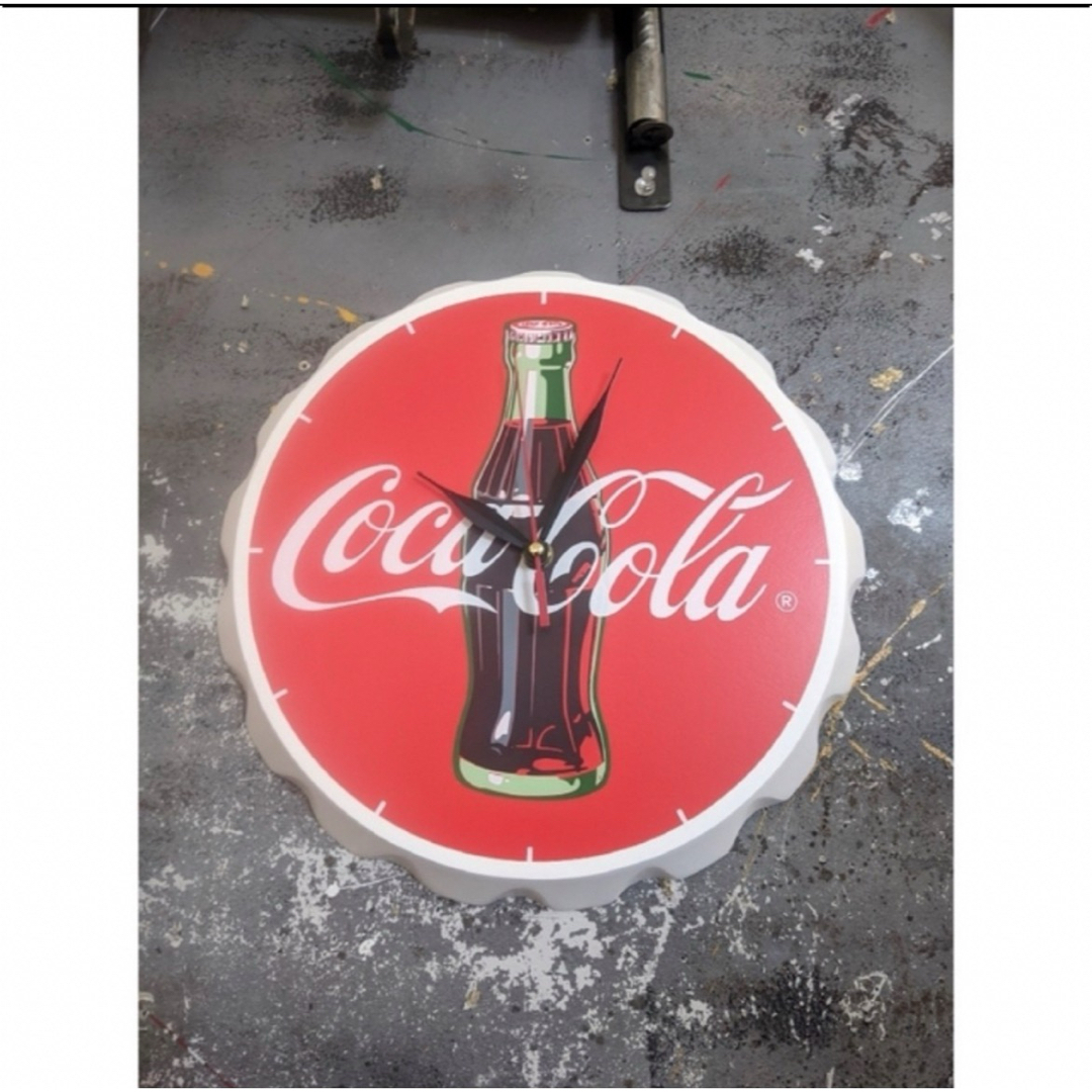 コカ・コーラ(コカコーラ)のコカ・コーラ オフィシャルグッズ  知ると凄い 掛け時計   Coca-Cola インテリア/住まい/日用品のインテリア小物(掛時計/柱時計)の商品写真