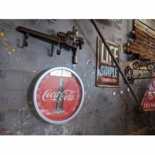 コカ・コーラ オフィシャルグッズ   米国仕様 温度計  Coca-Cola 