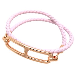 Hermes - エルメス シェーヌ ダンクル スタッズ レザー ブレスレット Hermes - エルメス シェーヌ ダンクル スタッズ レザー ブレスレット