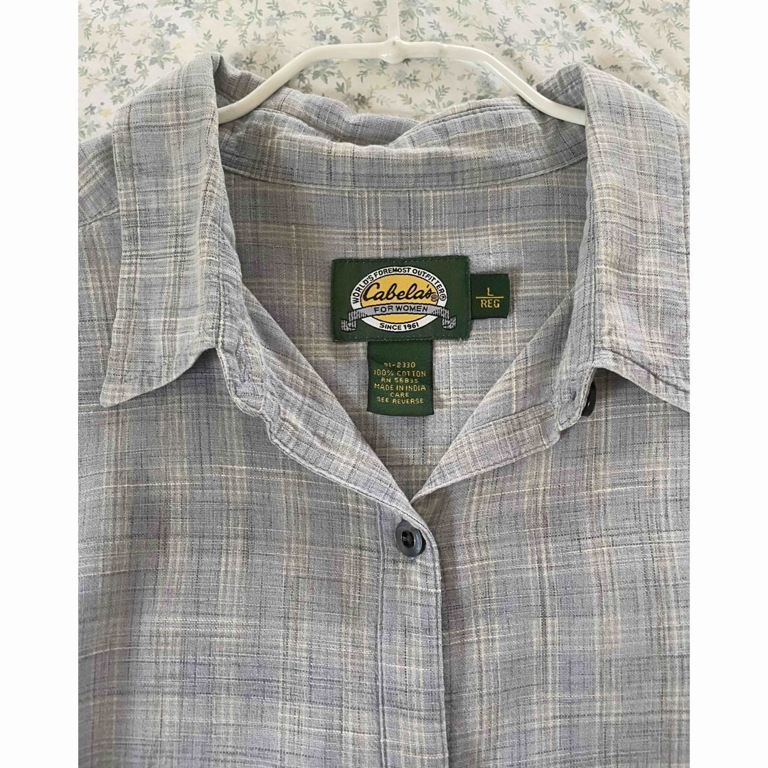 Lochie(ロキエ)の【4月中削除❗️】古着/メンズ/半袖チェックシャツ メンズのトップス(シャツ)の商品写真