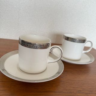 ウェッジウッド(WEDGWOOD)のレアな廃盤商品！ウェッジウッド　マーカサイト　デミタスコーヒーカップ&ソーサー(グラス/カップ)