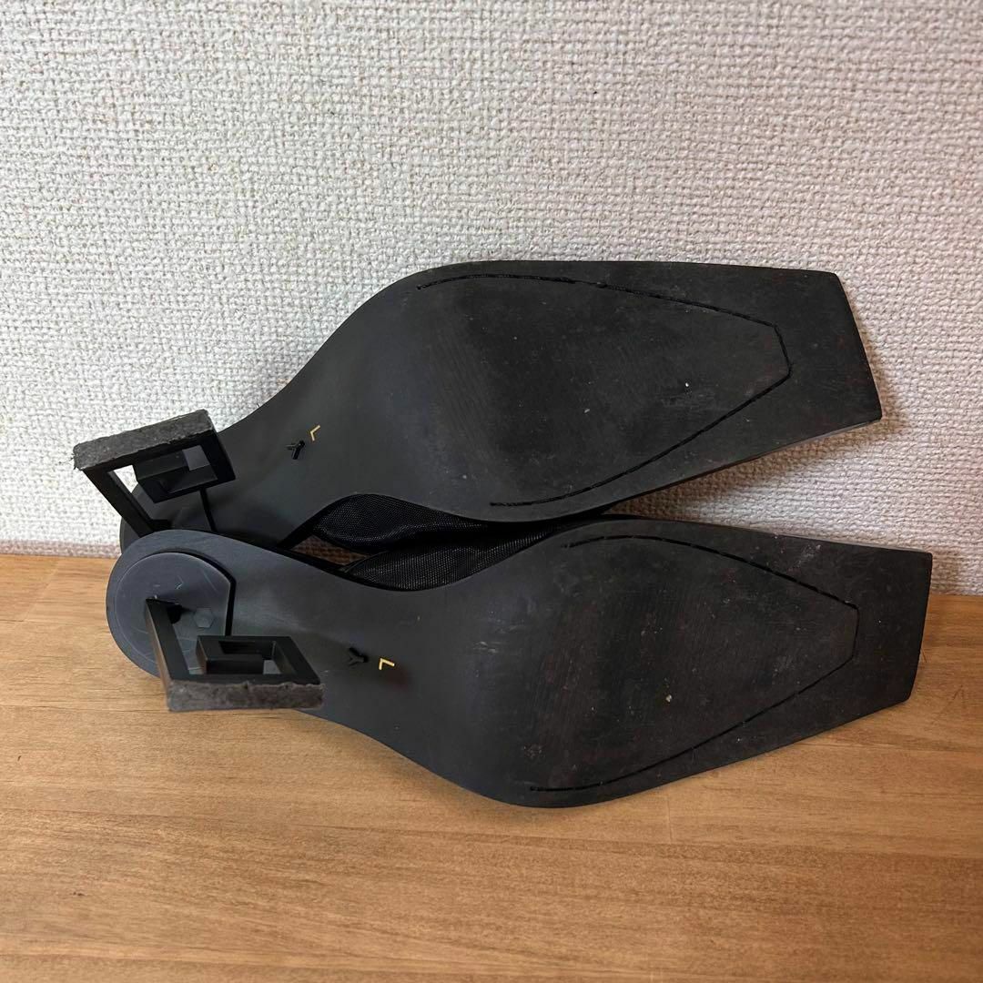 YELLO イエロー　サンダル　ミュール　黒色　Lサイズ　24.5cm ブラック レディースの靴/シューズ(サンダル)の商品写真