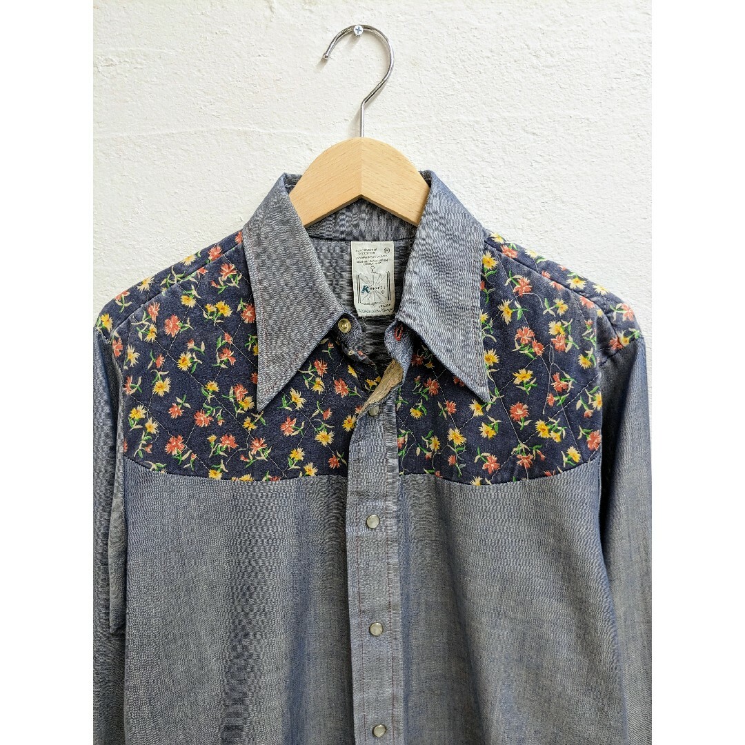 BEAMS(ビームス)のKmaril FLOWER PATTERN QUILTING PATCH SH メンズのトップス(シャツ)の商品写真