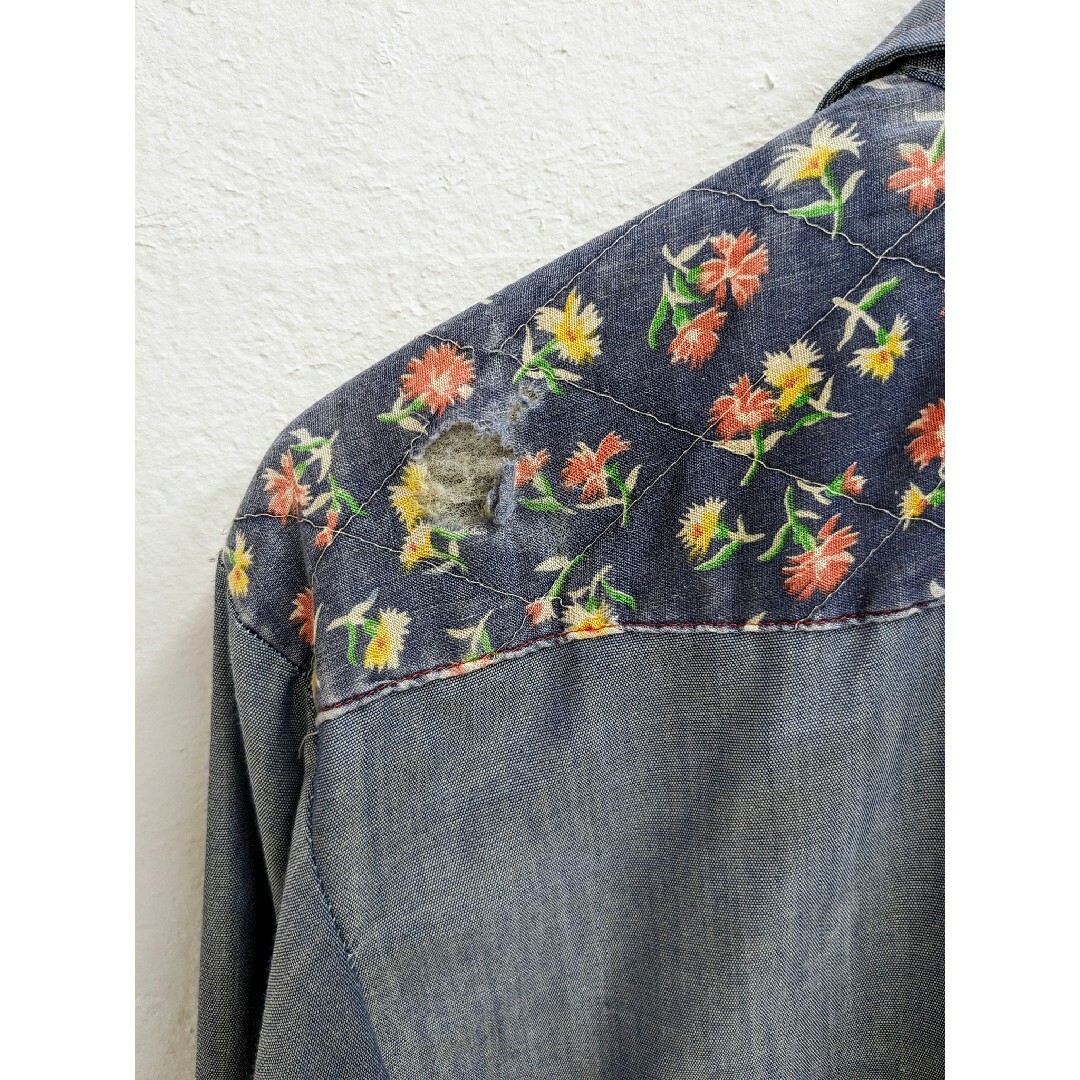 BEAMS(ビームス)のKmaril FLOWER PATTERN QUILTING PATCH SH メンズのトップス(シャツ)の商品写真