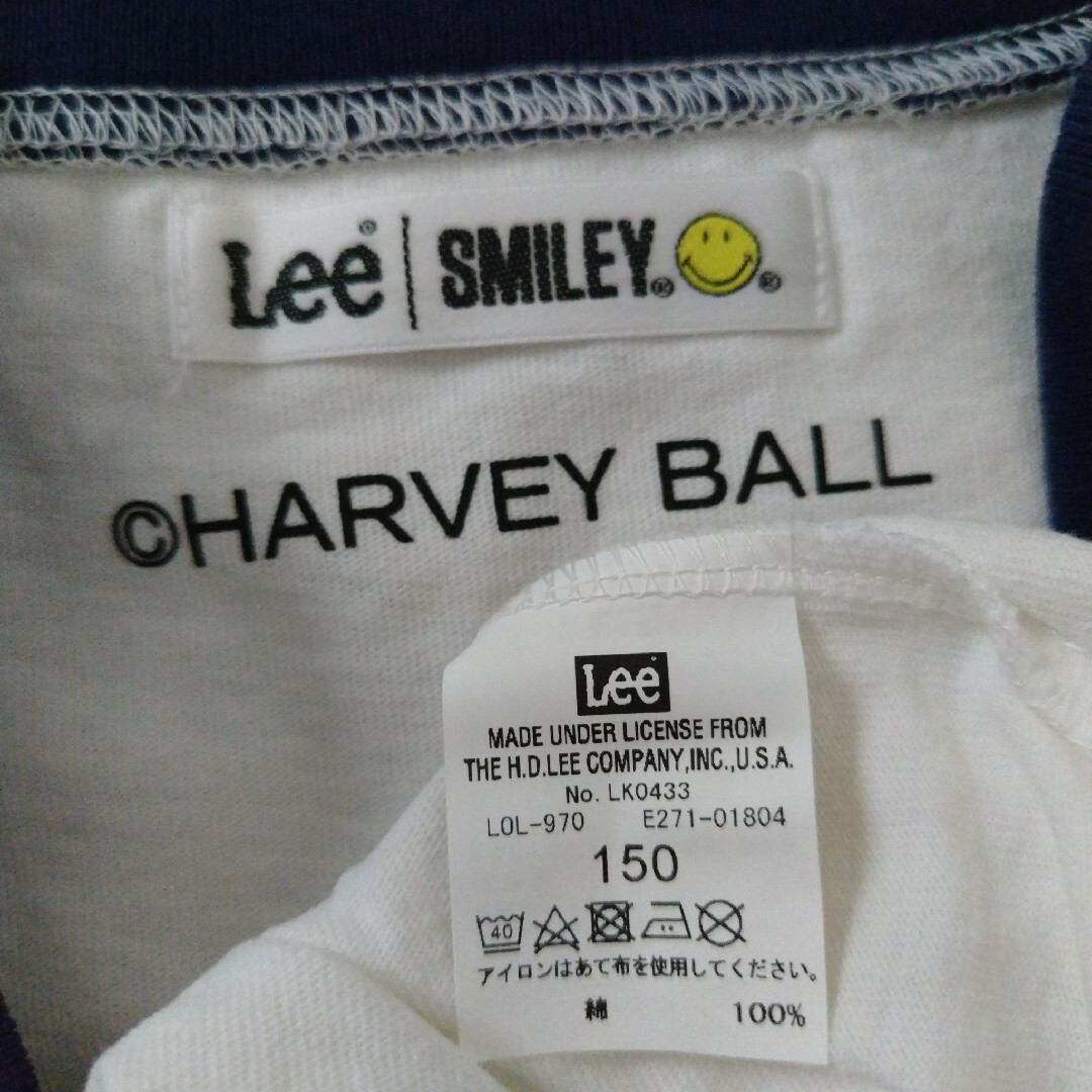 Lee(リー)のLee×SMILEY☆150㎝ HARVEY BALL コットンTシャツ キッズ/ベビー/マタニティのキッズ服男の子用(90cm~)(Tシャツ/カットソー)の商品写真