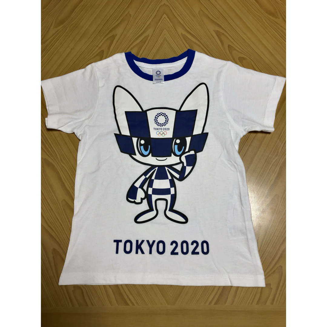 956）【TOKYO2020】キッズ140半袖Tシャツ（中古） キッズ/ベビー/マタニティのキッズ服男の子用(90cm~)(Tシャツ/カットソー)の商品写真