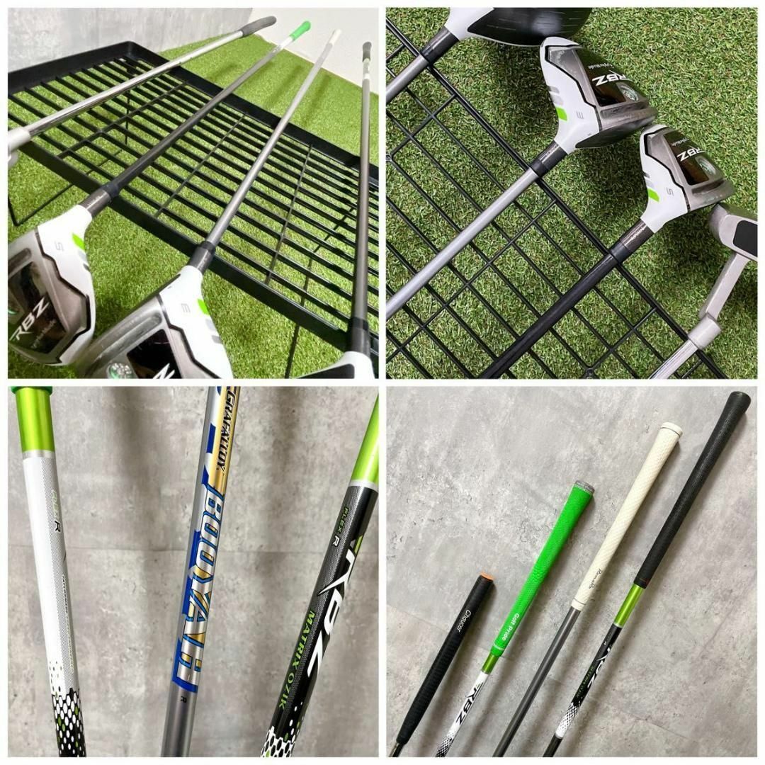 TaylorMade(テーラーメイド)のテーラーメイド RBZ メンズゴルフ11本セット ミズノ養老ウェッジ バッグ新品 スポーツ/アウトドアのゴルフ(クラブ)の商品写真