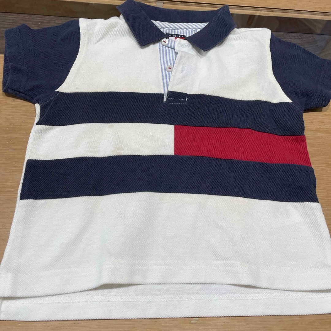 TOMMY HILFIGER(トミーヒルフィガー)のTOMMY HILFIGER 90㎝　ポロシャツ キッズ/ベビー/マタニティのキッズ服男の子用(90cm~)(Tシャツ/カットソー)の商品写真