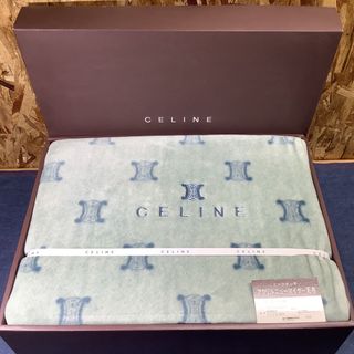 【S①1248】CELINE セリーヌミンクタッチ アクリルニューマイヤー毛布