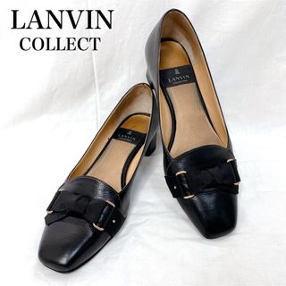 ランバンコレクション(LANVIN COLLECTION)の【2022春夏】ランバン コレクション リボンモチーフ スクエアトゥ パンプス(ハイヒール/パンプス)