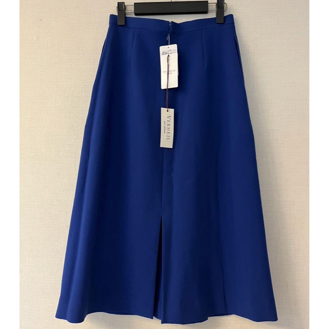 VERMEIL par iena(ヴェルメイユパーイエナ)の新品　VERMEIL par iena ダブルクロスAラインスカート レディースのスカート(ロングスカート)の商品写真