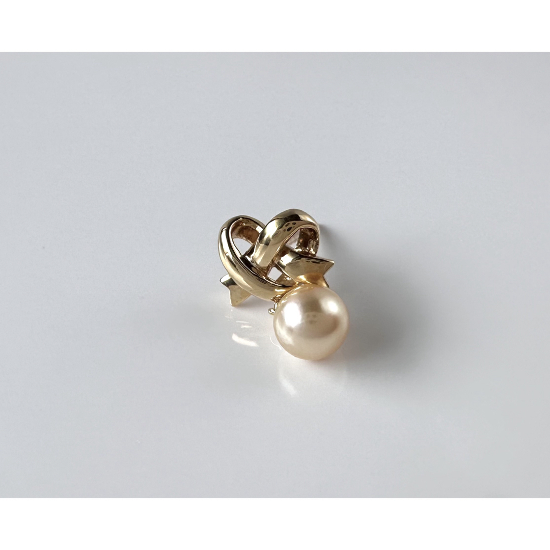 MIKIMOTO(ミキモト)のMIKIMOTO  アコヤ真珠ピンブローチ  K18 レディースのアクセサリー(ブローチ/コサージュ)の商品写真