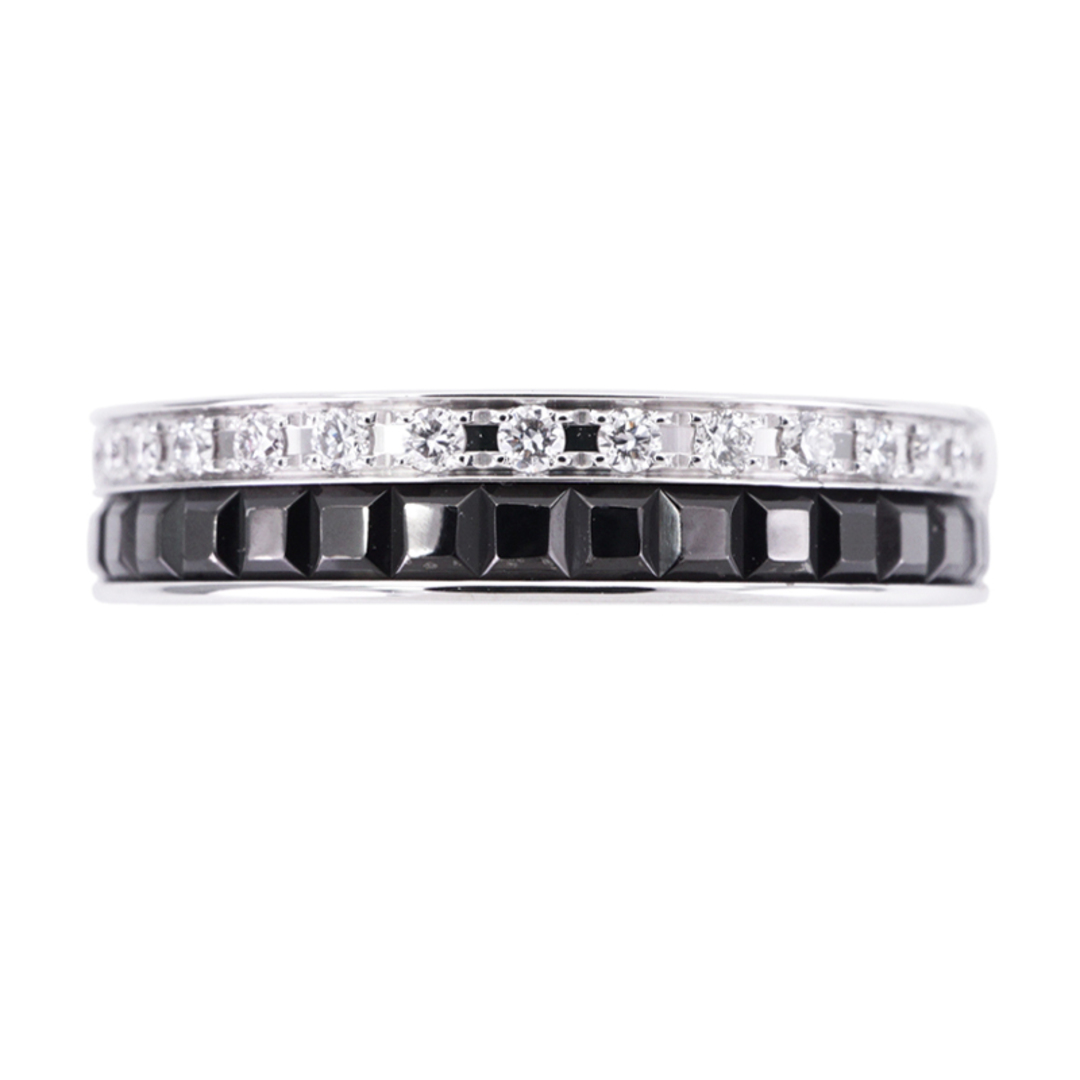 BOUCHERON(ブシュロン)のブシュロン キャトル ブラック ダイヤモンド リング ハーフ quatre black edition リング 指輪 レディースのアクセサリー(リング(指輪))の商品写真