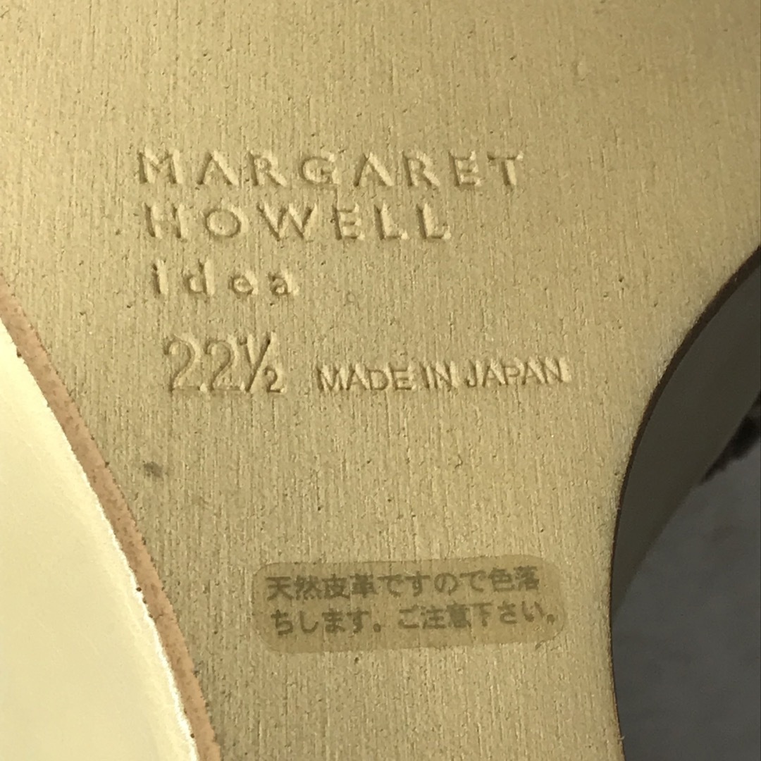 MARGARET HOWELL(マーガレットハウエル)の送料無料未使用　MARGARET HOWELL 天然皮革　22.5cm お洒落 レディースの靴/シューズ(サンダル)の商品写真