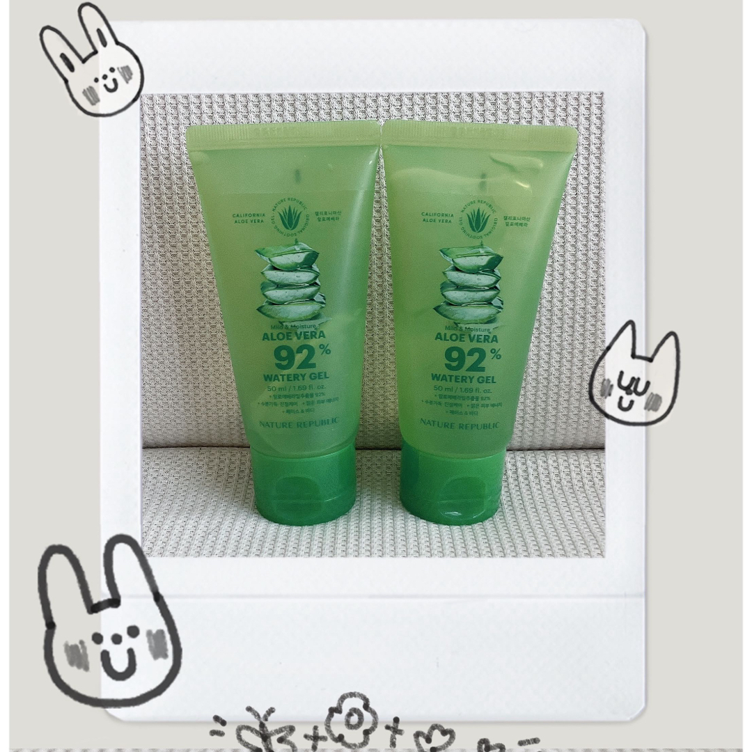 NATURE REPUBLIC(ネイチャーリパブリック)のNATURE REPUBLIC マイルド&モイスチャーアロエジェル コスメ/美容のスキンケア/基礎化粧品(保湿ジェル)の商品写真