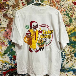 ピエロ マクドナルド アバンギャルド Tシャツ 半袖 メンズ 新品 個性的 白(Tシャツ/カットソー(半袖/袖なし))