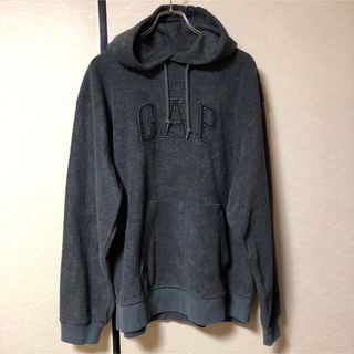 ギャップ(GAP)のGAP ギャップ　パーカー　ブラック　チャコール　濃いグレー　古着(パーカー)