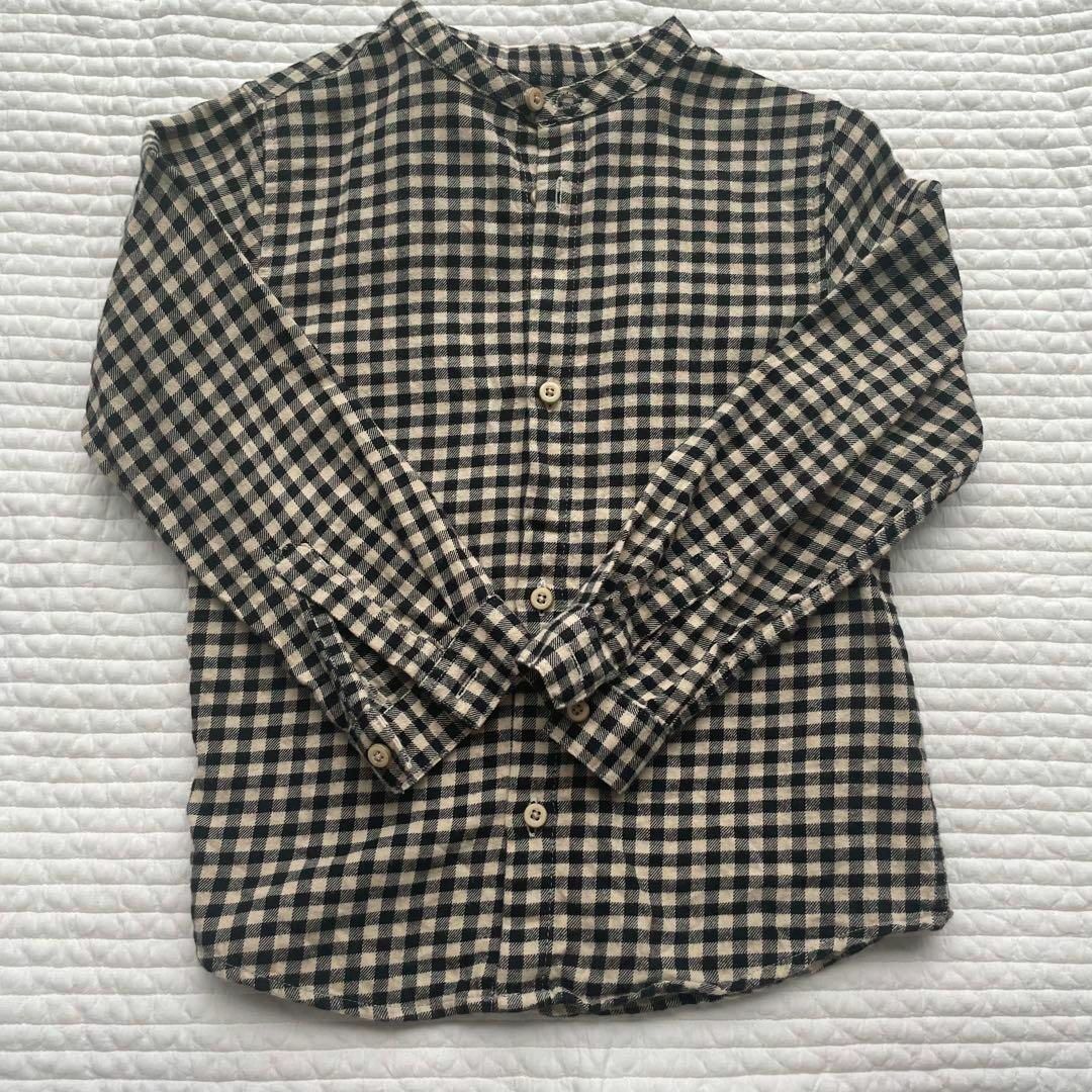 ZARA KIDS(ザラキッズ)のZARA　子供服　キッズ　110　チェック　シャツ　男の子　女の子　春服 キッズ/ベビー/マタニティのキッズ服男の子用(90cm~)(ブラウス)の商品写真