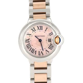 カルティエ(Cartier)のカルティエ バロンブルーSM PGコンビ W6920034/W2BB0009 SSxPG クォーツ(腕時計)