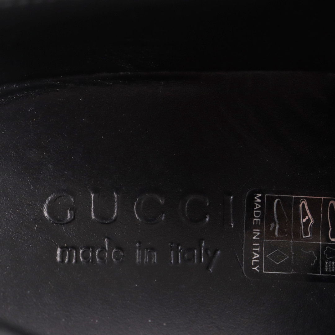 Gucci(グッチ)の美品●GUCCI グッチ 610085 レザー使い サイケデリックGG スリッポン ローカットスニーカー ブラック マルチカラー 8.5 イタリア製 メンズ メンズの靴/シューズ(スリッポン/モカシン)の商品写真